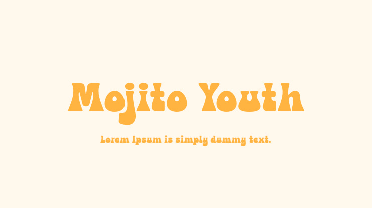 Mojito Youth Font