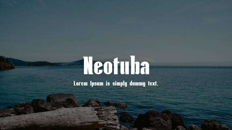 Neotuba Font