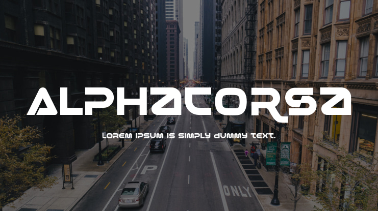 Alphacorsa Font Family