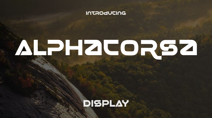 Alphacorsa Font Family