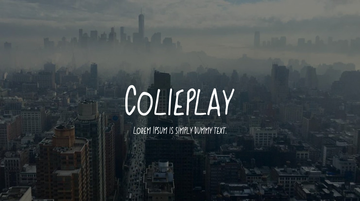 Colieplay Font