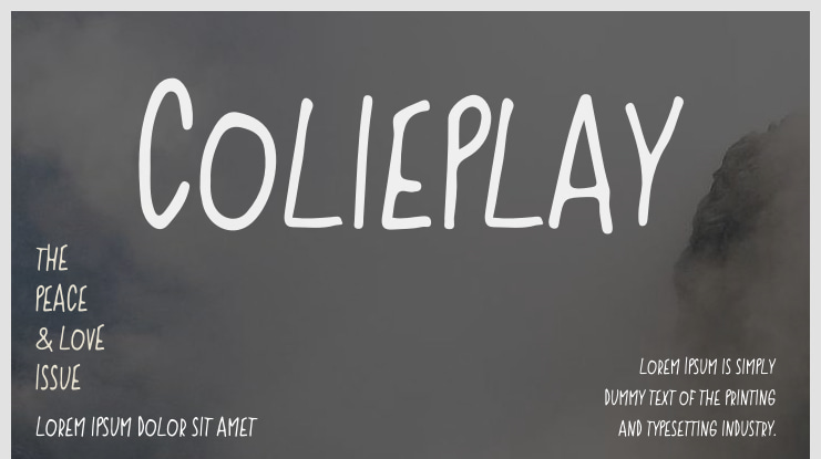 Colieplay Font