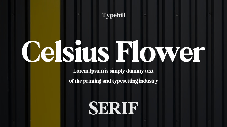 Celsius Flower Font