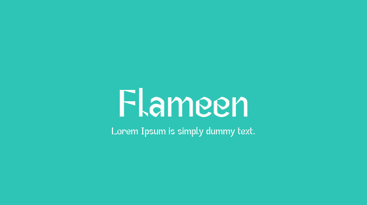 Flameen Font