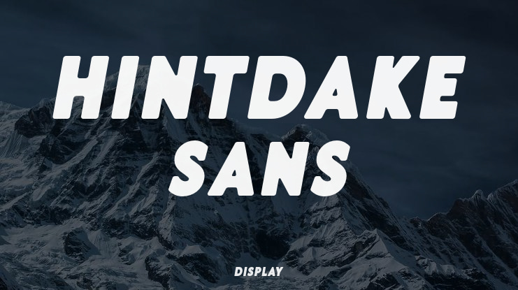 Hintdake Sans Font