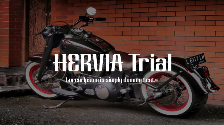 HERVIA Trial Font