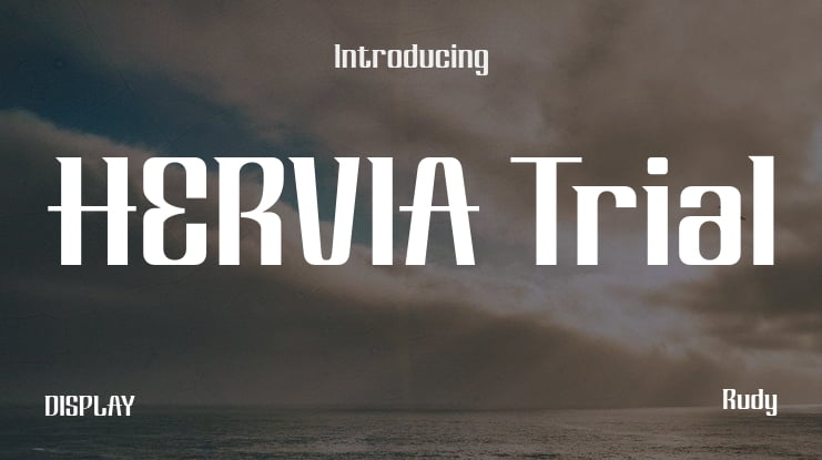 HERVIA Trial Font