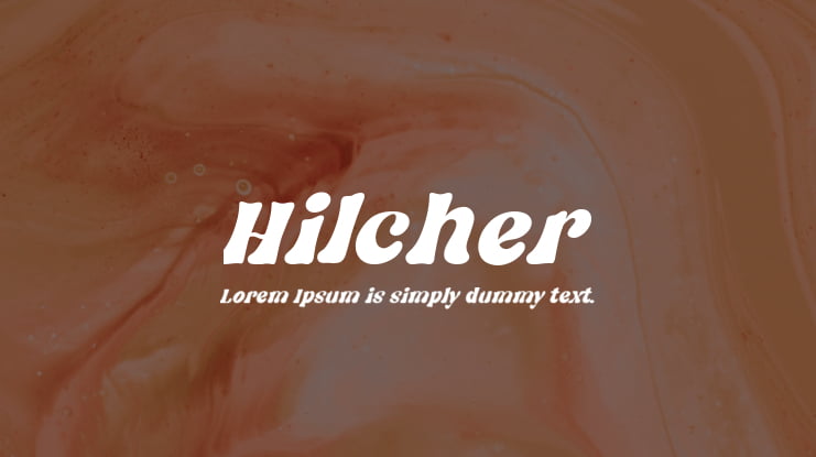 Hilcher Font