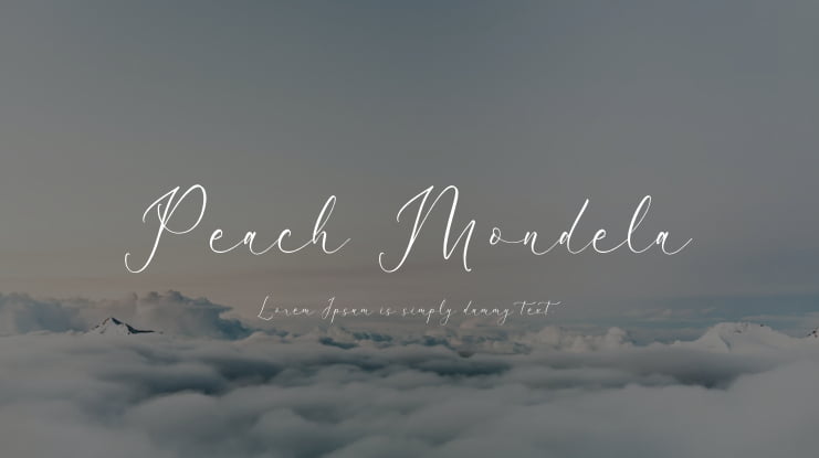 Peach Mondela Font