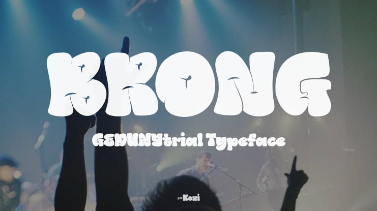 BRONG GEDUNYtrial Font Family