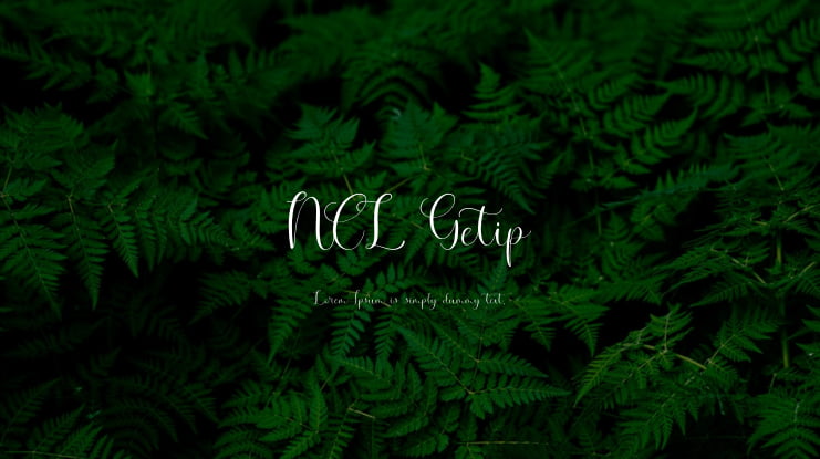 NCL Getip Font