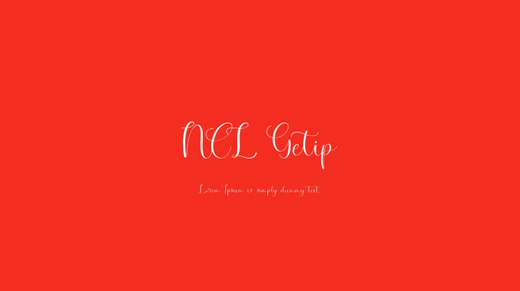 NCL Getip Font