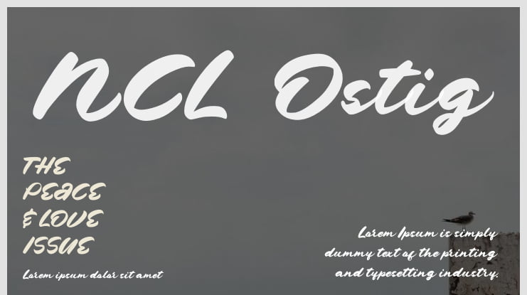 NCL Ostig Font