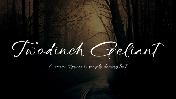 Twodinch Geliant Font