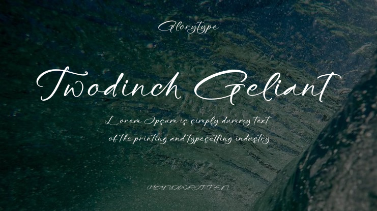 Twodinch Geliant Font