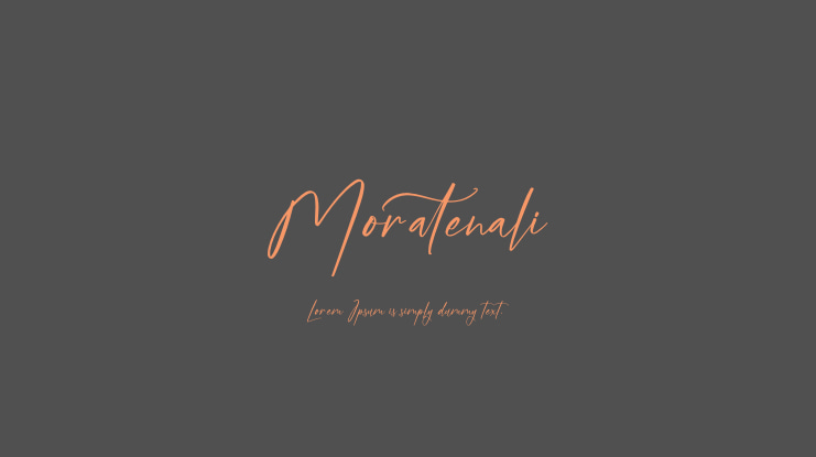 Moratenali Font