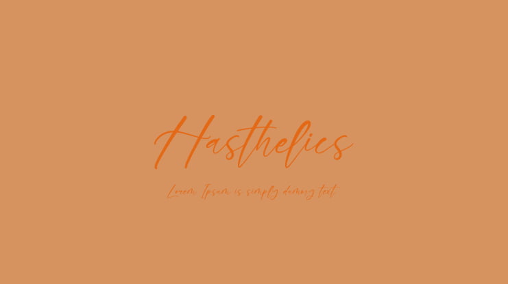 Hasthelics Font