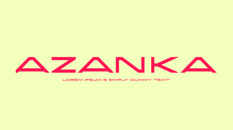 Azanka Font