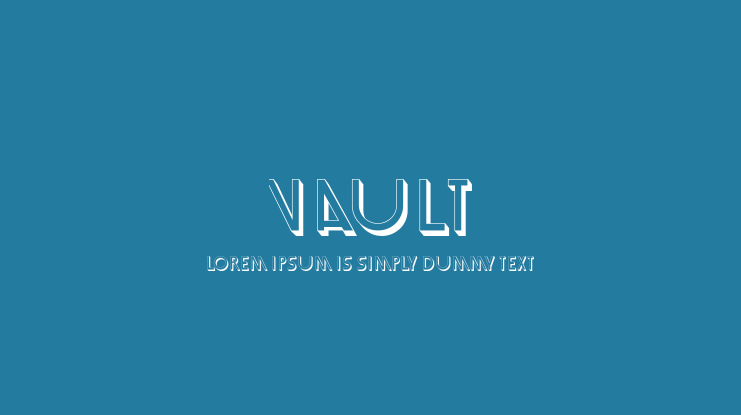 Vault Font