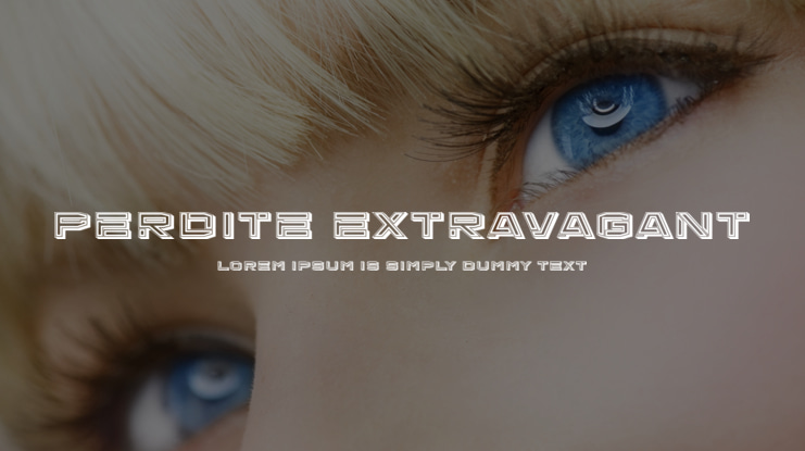 Perdite Extravagant Font Family