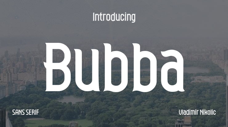 Bubba Font