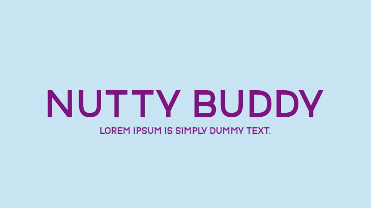 Nutty Buddy Font