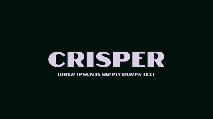 Crisper Font