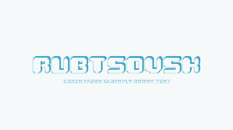 Rubtsovsk Font