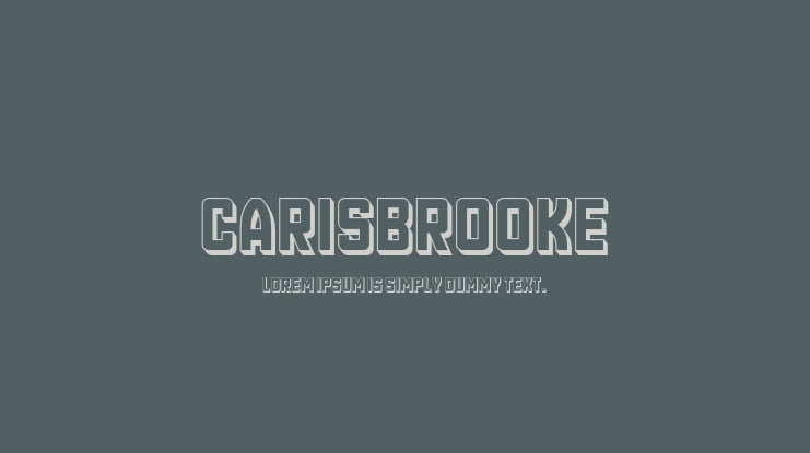 Carisbrooke Font
