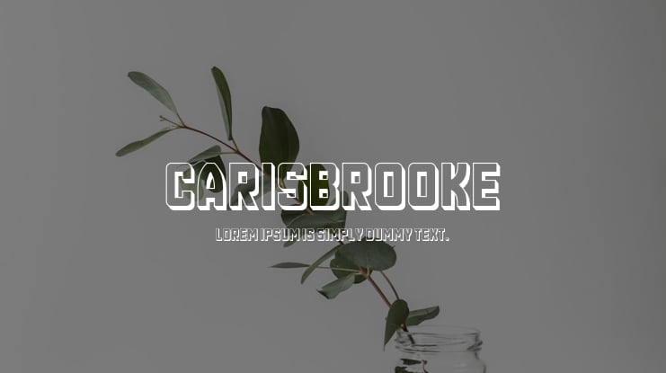 Carisbrooke Font