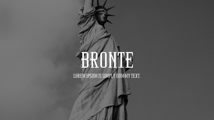 Bronte Font