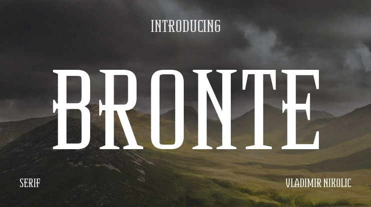 Bronte Font