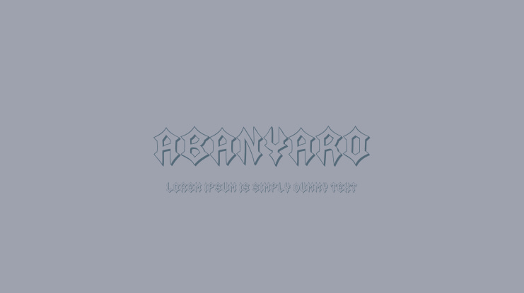 Abanyaro Font