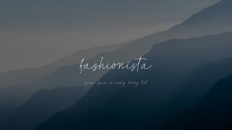 fashionista Font