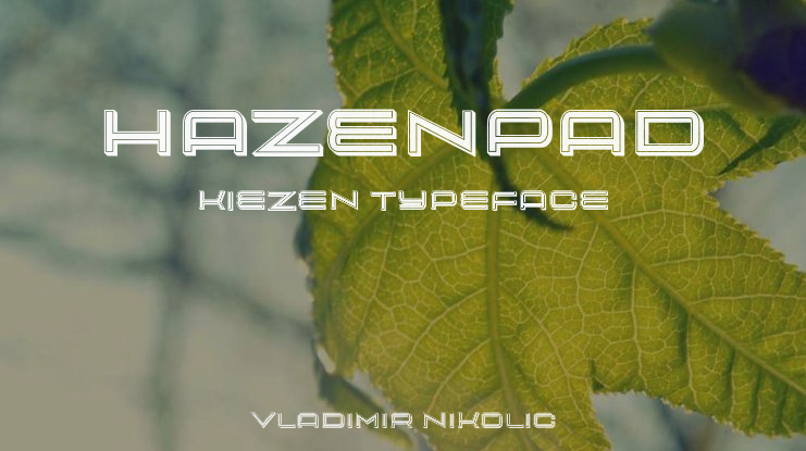 Hazenpad Kiezen Font