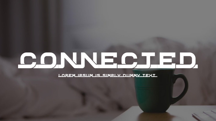 Connected Font Family