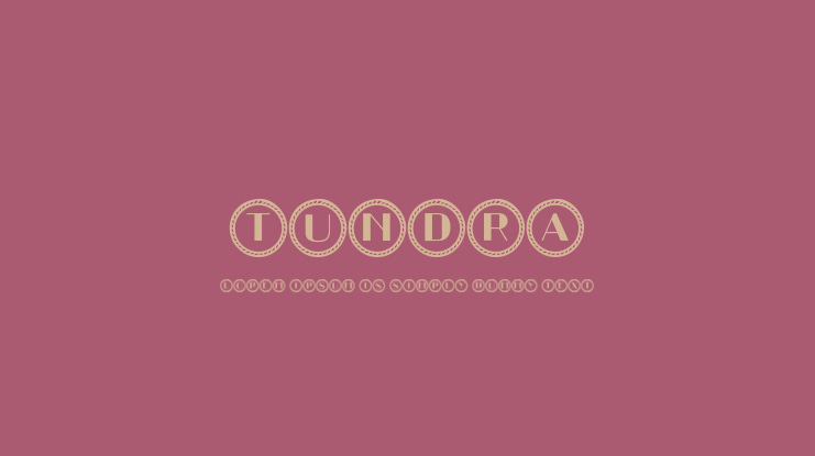 Tundra Font Family