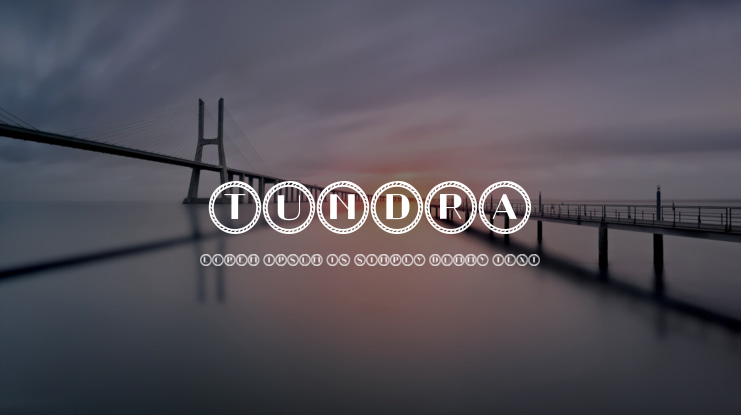 Tundra Font Family