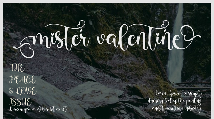 Mister Valentine Font