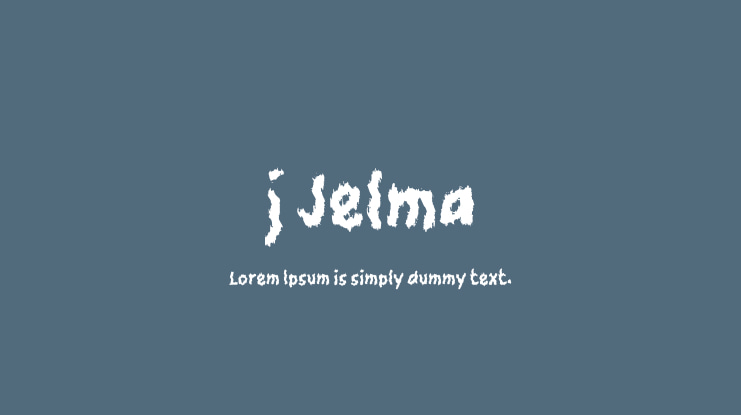 j Jelma Font