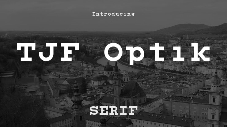TJF Optik Font Family