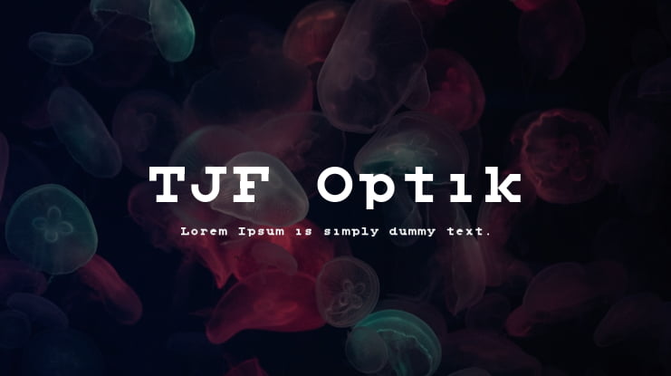 TJF Optik Font Family