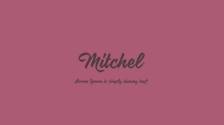 Mitchel Font