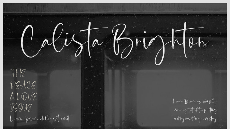 Calista Brighton Font