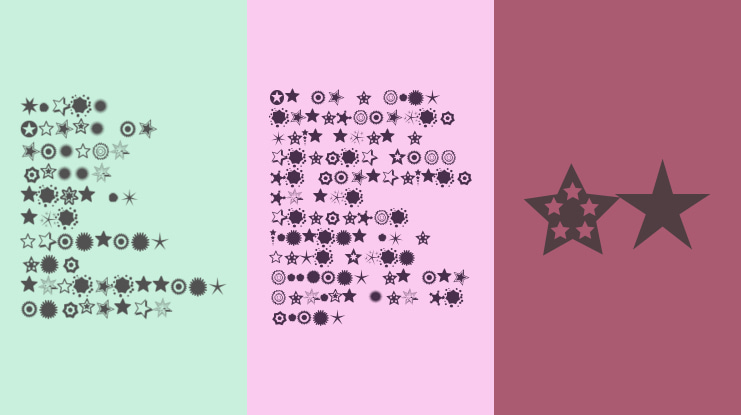 PizzaDude Stars Font