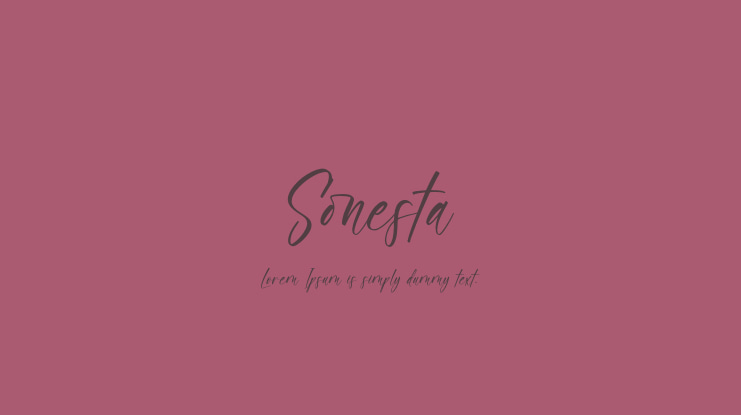 Sonesta Font