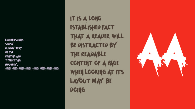 FEELING DEPRESSED Font