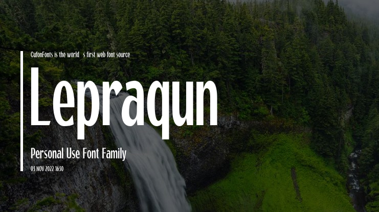 Lepraqun Personal Use Font