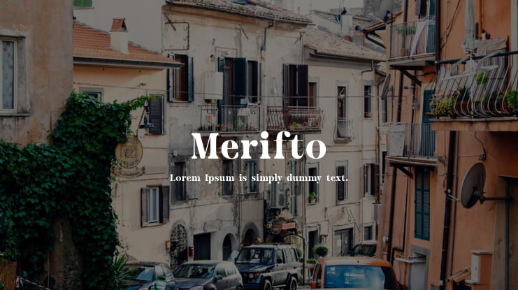 Merifto Font