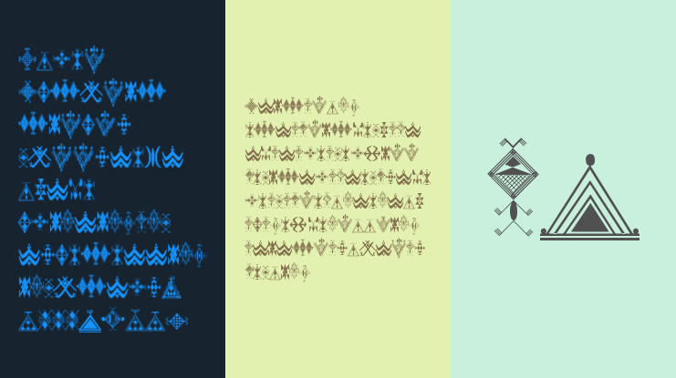 Amazigh Motifs Font